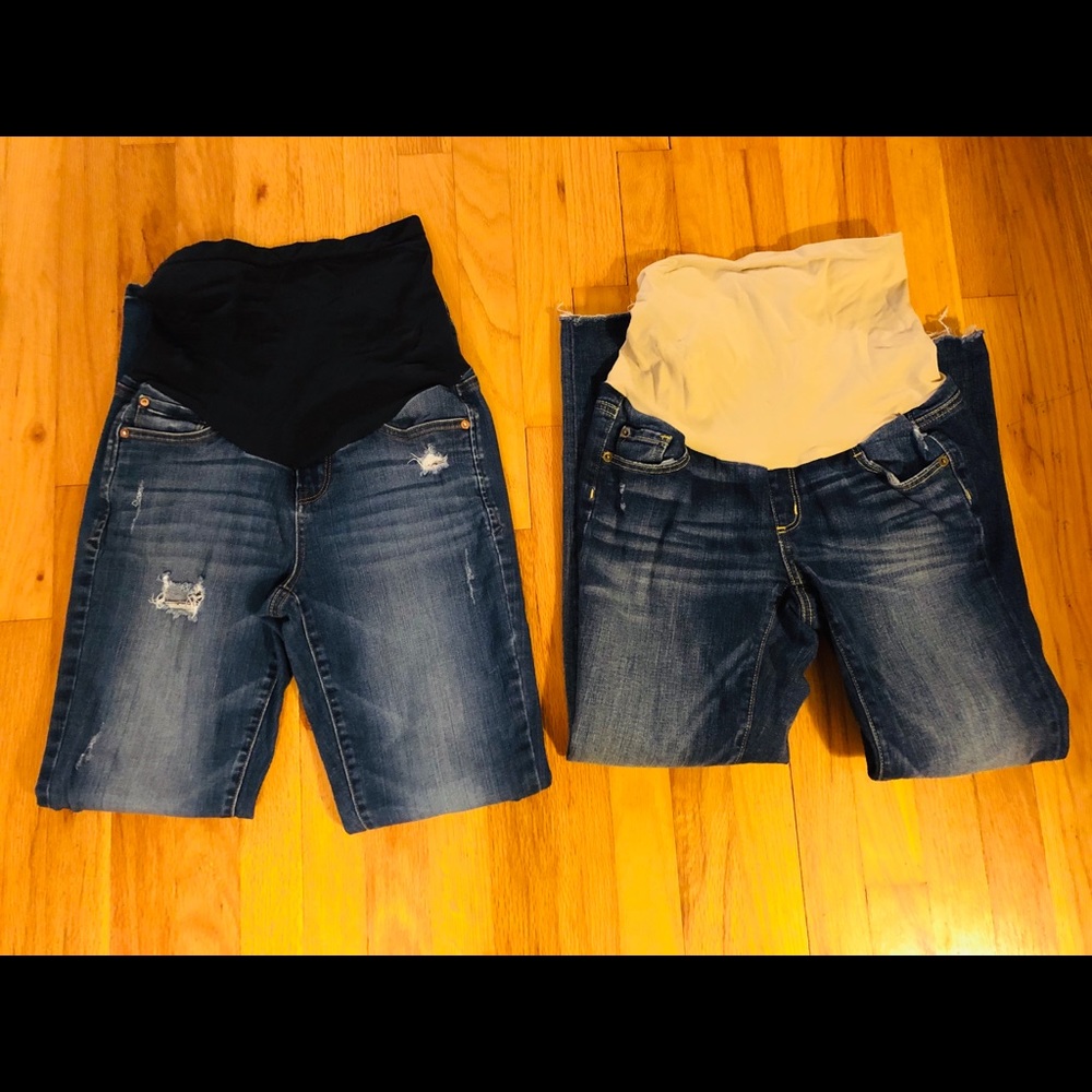 Bundle of 2 Pea in the Pod Maternity Jeans